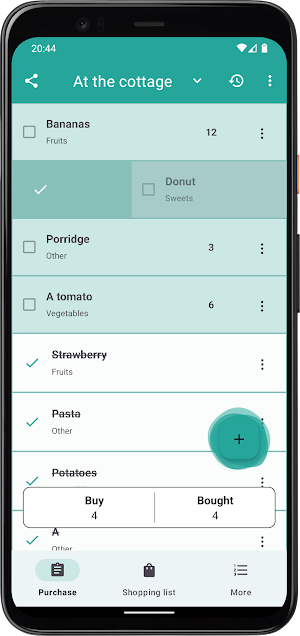 Grocery shopping list: Listic Screenshot 0