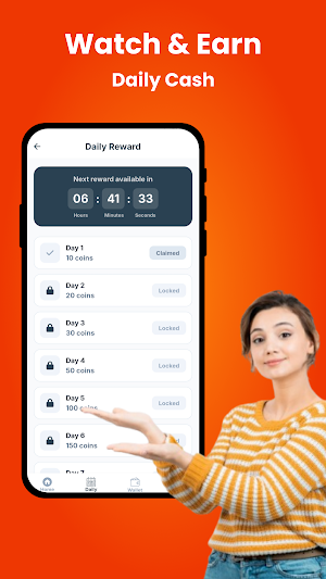Watch & Earn : Daily Cash Screenshot 2