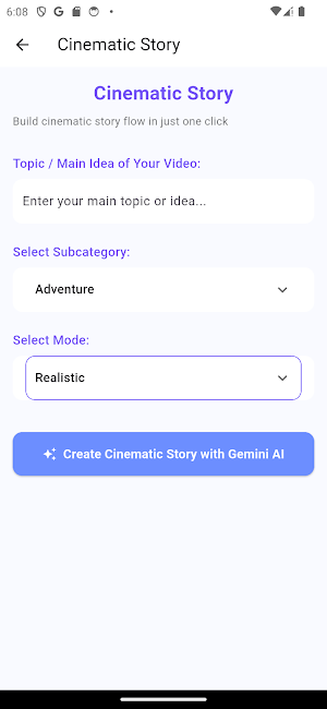 Veo AI Prompt Assistant Screenshot 2