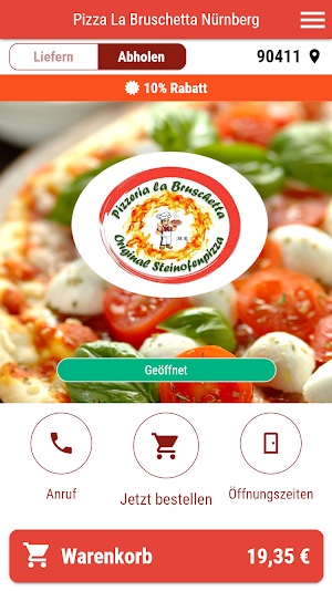 Pizza La Bruschetta Nürnberg Screenshot 0