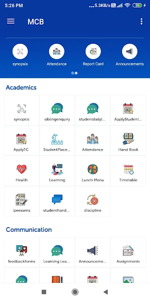 MyClassBoard Parent Portal Screenshot 2