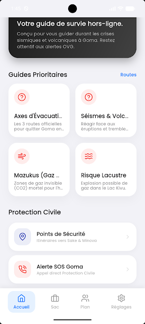 Goma Evac Screenshot 2
