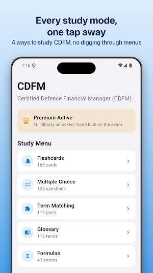 CDFM Exam Study Guide Screenshot 0
