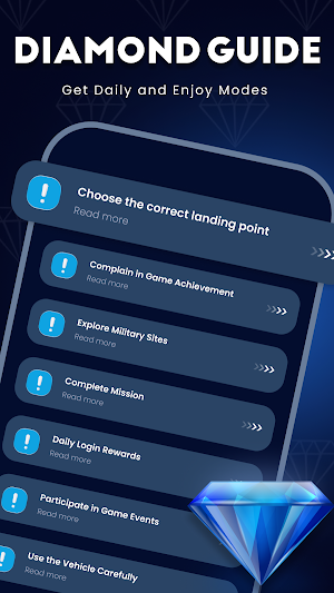 Get Daily Diamond : FFF Tips Screenshot 1