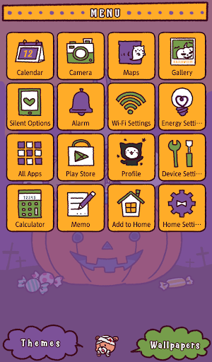Cute Wallpaper Halloween Friends Theme Screenshot 1