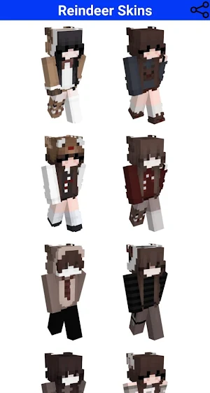 Reindeer Skins For Minecraft Screenshot 1