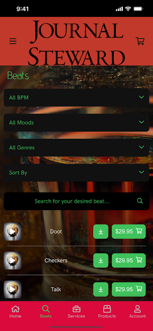 Journal Steward Screenshot 1