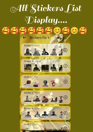 Funny Stickers - WAStickers Screenshot 3
