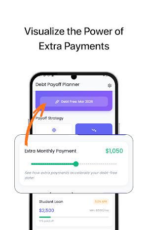 Debt Payoff Planner: Snowball Screenshot 2
