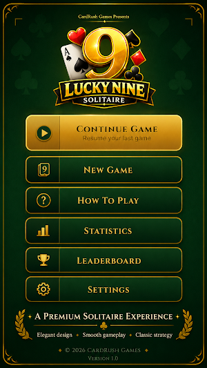 Lucky Nine Solitaire Screenshot 0
