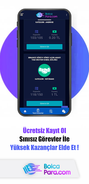 BolcaPara Görev Yap Para Kazan Screenshot 1