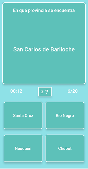 Mapa de Argentina - Quiz Screenshot 3