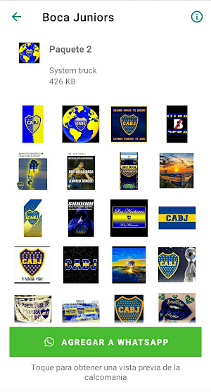 Stickers de Boca Juniors Screenshot 1