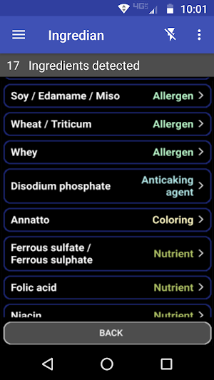 Ingredian: Scan Food Labels Screenshot 3