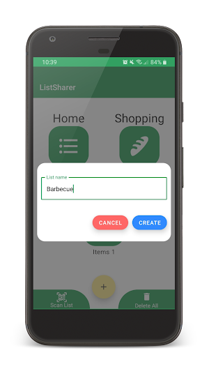 ListSharer Screenshot 1