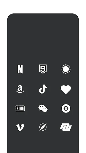 White Flat Icon Pack Screenshot 2