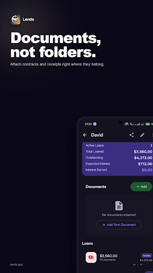Lenda - Loan Tracker & Planner Screenshot 3