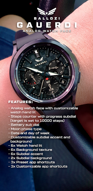 BALLOZI Gauerdi Watch Face Screenshot 0