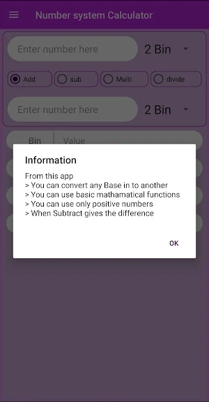 base converter calculator Screenshot 2