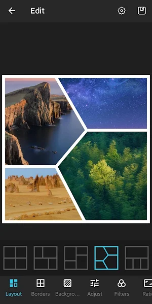 Photo Collage with Editor & Camera - LanMe Collage Screenshot 1