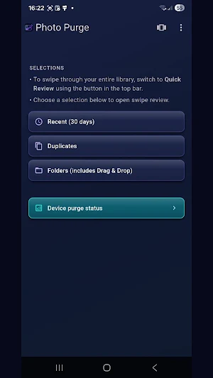 PhotoPurge: Photo Cleaner Screenshot 3