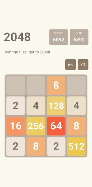 2048: Number puzzle game Screenshot 1