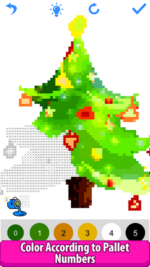 Pixel Art - Color By Number, Sandbox Coloring Book Screenshot 2