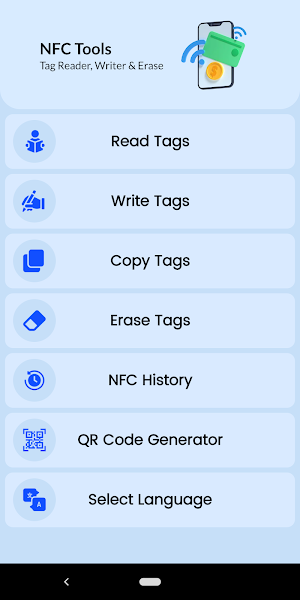 NFC Tools and Tag Reader Screenshot 0