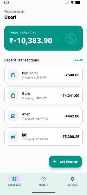 SpendSnap Screenshot 0