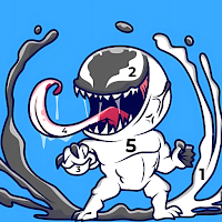 Symbiote Superhero Coloring