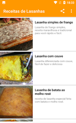 Receitas de Lasanhas Screenshot 3