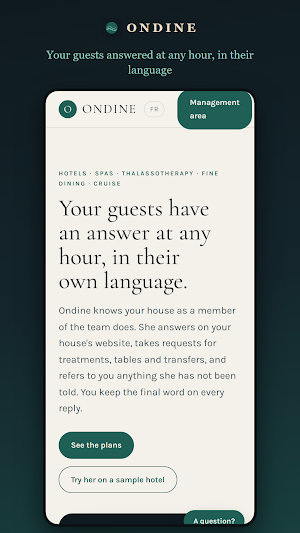 Ondine — luxury houses Screenshot 0