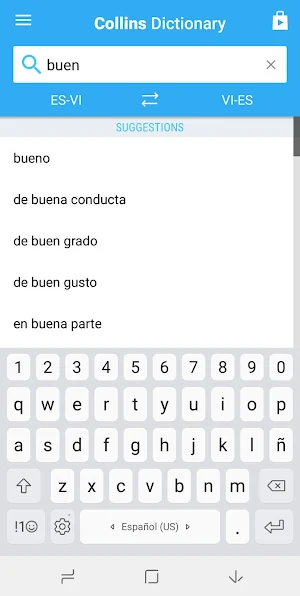 Vietnamese-Spanish Dictionary Screenshot 3