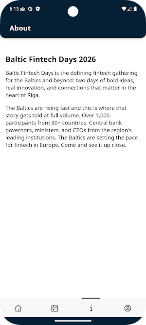 Baltic Fintech Days Screenshot 3