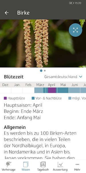 Husteblume - die Allergie-App der Techniker Screenshot 3