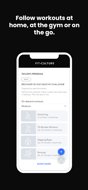 Fit Culture App Screenshot 2