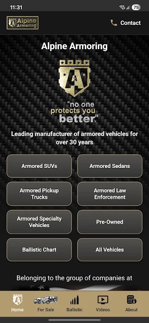 Alpine Armoring Screenshot 0