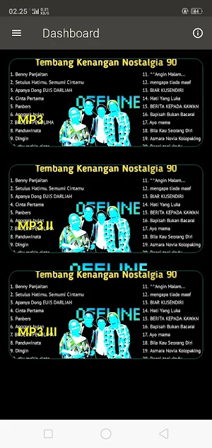 Tembang Kenangan Nostalgia 90s Screenshot 1
