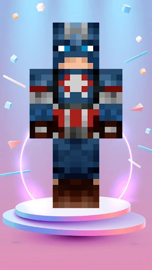 Captain America Skin Minecraft Screenshot 1