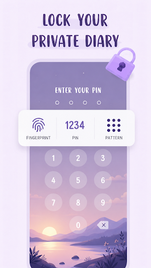 My Diary: Journal ,Mood & Lock Screenshot 1