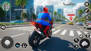 Rope Hero: Crime Town Screenshot 1