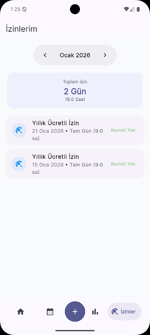 Mesai Takip Screenshot 1