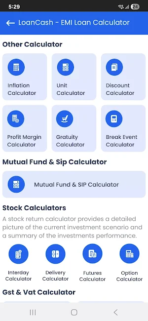 LoanCash - EMI Loan Calculator Screenshot 0