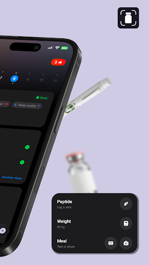 PepPro: Track Peptides & GLP-1 Screenshot 1