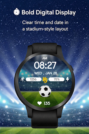 Football Match Watch Face Screenshot 2