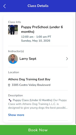 Athens Dog Training Screenshot 1