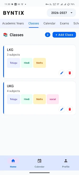 Byntix - School Management Screenshot 3