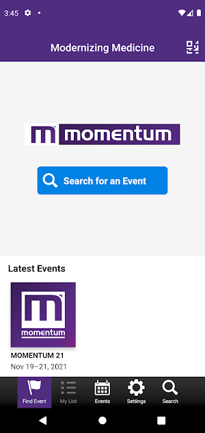 MOMENTUM 2021 Screenshot 0