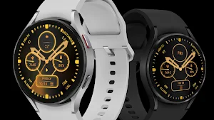 Flash Yellow Quartz For WearOS Screenshot 3