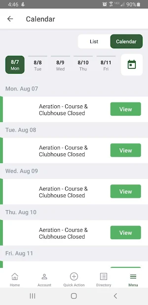 GlenArbor Golf Club Screenshot 2